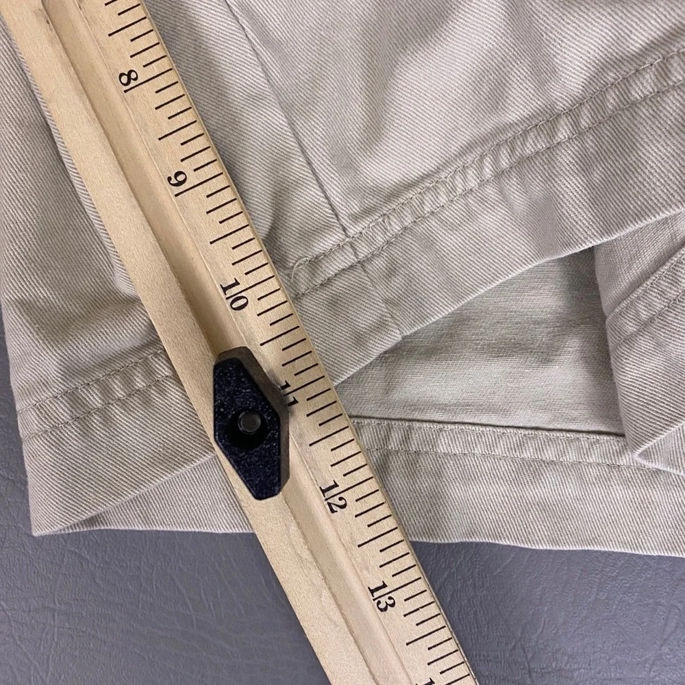Lee Dungarees Shorts Men's Size 36 Khaki Tan Cotton Twill Cargo Heavy Duty